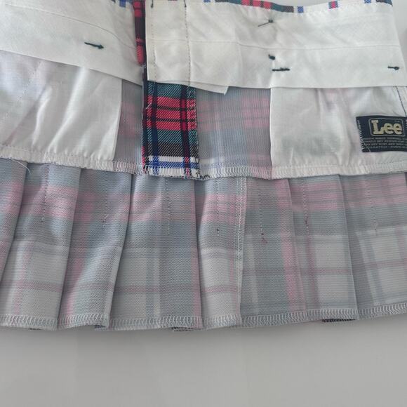 Vintage Lee mini plaid skirt SzS well made perfect condition Halloween skirt - Picture 7 of 15